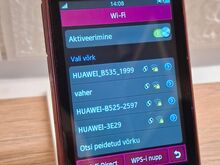 Punane Samsung LaFleur nutitelefon