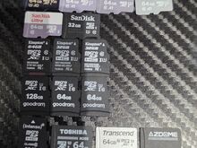 32-128GB SD kaardid (3-20€)