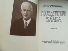 J. Galsworthy "Forsyte,ide saaga"