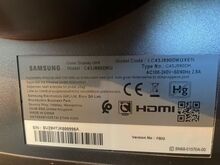 SAMSUNG 43" CURVED MONITOR 3840 x 1200 MÄNGURILE