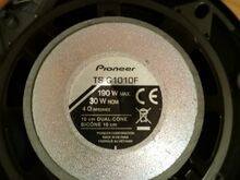 PIONEER TS-G1010F Dual Cone Speakers (190W