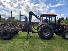 Mtz 920 metsatraktor vedava käruga