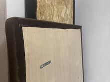 Два прикроватных столика из дерева манго + 2 бархатных �