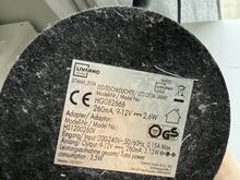 Чёрная светодиодная настольная лампа