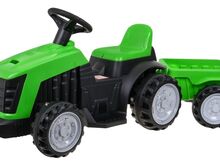 Laste elektriline traktor käruga