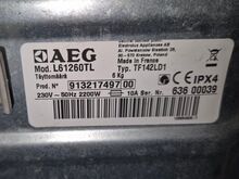 Стиральная машина Aeg L61260TL 6кг 1200об/мин