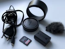 Sony ZV-E10 kaamera + Sony FE 50mm f/1.8 objektiiv
