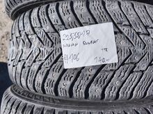 225/55R17 шипованные шины 4 шт.