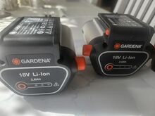 Väga heas korras Gardena 2 akut+laadija