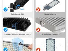 200W LED ilmastikukindel ÕUEVALGUSTI IP67 220V