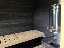 Ovaalne saun  3,5 m x 4,5 m ( 2 ruumi)
