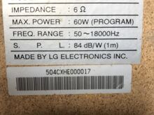 LG mini hi-fi stereosüsteem
