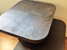 Vintage Art Deco stiilis puidust lauad – 2 tk
