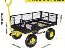 Aiakäru / transpordikäru 400kg / 300kg
