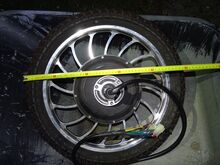 16-tolline mopeedi rummumootor "QS Motors" 1500 W
