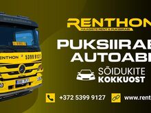 Puksiirabi / autoabi / haagiste rent