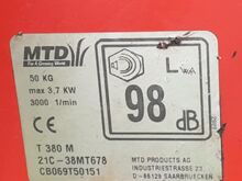 Müüa motoplokk MTD