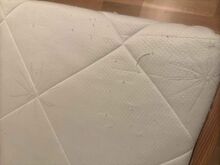 Puidust voodi 100x200cm hea jäiga madratsiga