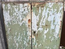 4- Vintage suur metallkappi -industrial/loft