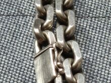 Серебряная цепочка якорь 925