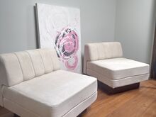 Retro mooduldiivani tugitoolid / lounge-toolid