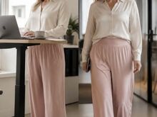 Lenzing Modaal Vabaaja Püksid Soft Flow Pink M-2XL