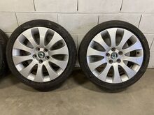 17" Skoda valuveljed 5x112 koos suverehvidega