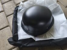 Motokiiver Wehrmaht stiilis must matt L suurus uus