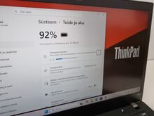 Äriklassi Lenovo T490 i5/16GB RAM, uueväärne