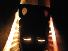 Seinalamp Mask valgustusega + seinapilt 29x39cm