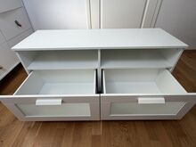 IKEA BRIMNES telerialus (valge)