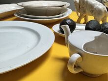 6 антикварных сервировочных блюд М. С. Кузнецова