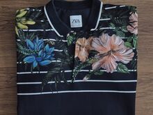 Zara tumesinine mustriga polosärk - M