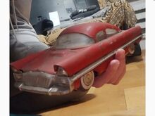 Vana,mängu auto plekist,retro