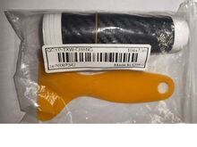 Car Rear Trunk Bumper Carbon FiberSticker 104*7cm