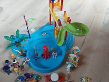 Детский игровой домик с бассейном (Playmobile)