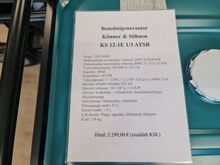 Бензиновый генератор Könner & Söhnen KS 12-1E 1/3 AT