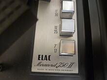 ELAC Miracord 750 II turntable