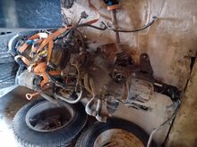 Audi 80 1.8 двигатель с коробкой передач