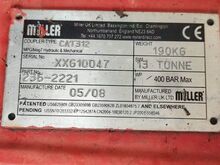 Miller cat312 kiirliide