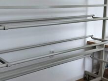 Профессиональная штанга / стойка для одежды на колёсах