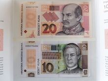20+10 Horvaatia Kuna rahatähed UNC