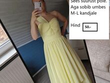 Kollane õhtukleit