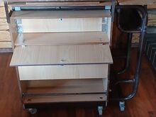 Регулируемый 2-секционный рабочий/письменный стол на к