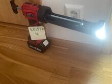 Akusilikoonipüstol  18v LED valgustiga