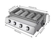 4 põletiga BBQ gaasigrill, uus