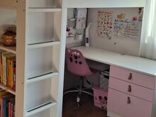 Müüa IKEA Loft-tüüpi voodi, kirjutuslauaga 9x200