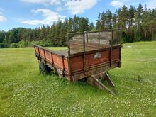 Sõnnikulaotaja baasil käru