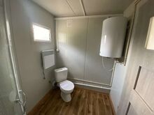 6×2.40 m container + WC, shower and kitchen