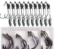 Офсетные крючки Swimbait Bladed 10шт, 20шт
